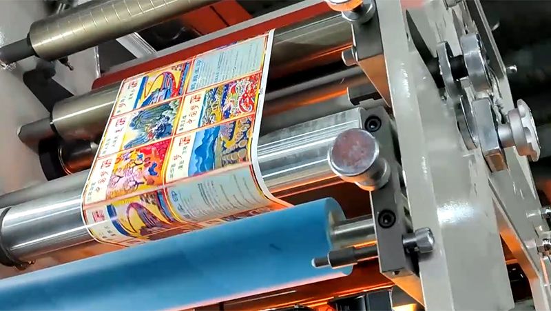 Стековая флексографская печатная машина DBRY-320-5C